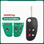 Jaguar X-Type S-Type XJ XJR 4D60 chip For Uncut FO21 blade 315/433Mhz